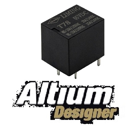 کتابخانه رله میلون کوچک برای نرم افزار ALTIUM DXP